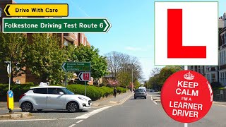 Driving Folkestone Test Route 6 [upl. by Arobed]