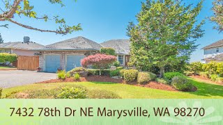 7432 78th Dr NE Marysville WA 98270 MLS  817635 [upl. by Monica]