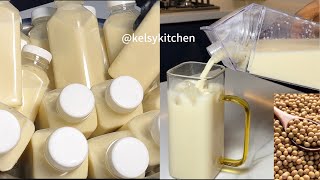 The secret in making LONG LASTING SOY MILK for commercial amp personal usage soya milk recipe [upl. by Alvis]