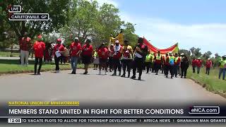 NUM members stand united in fight for better conditions [upl. by Baldridge]