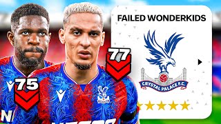 I Used FAILED WONDERKIDS To Rebuild CRYSTAL PALACE [upl. by Ahsiemak]