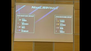 ATP FINALS 2024 Sorteggiati i due gruppi Jannik non fortunato [upl. by Sigvard]