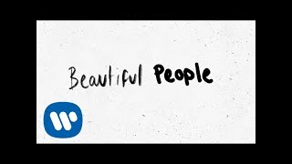 Ed Sheeran  Beautiful People feat Khalid Official Lyric Video [upl. by Gariepy]