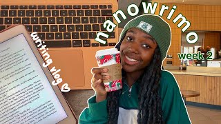 nanowrimo vlog 2021  week two [upl. by Blanchard104]