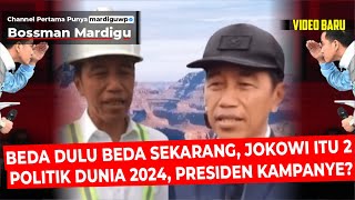 PRESIDEN KAMPANYE  JOKOWI ITU ASLINYA 2 ORANG  POLITIK DUNIA 2024   Mardigu Wowiek [upl. by Annoyed49]