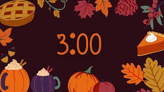 300 Thanksgiving Timer [upl. by Kusin]