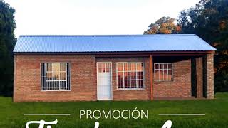 Casas prefabricadas revestidas con ladrillos Argentina  Viviendas House Construcciones [upl. by Asi]