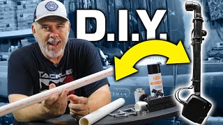 DIY Forward Facing Sonar Pole Mount for Kayak Fishing –Easy Install Under 50 Mega Live Livescope [upl. by Karlow]