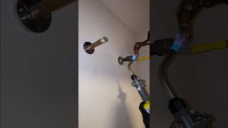 Soldering To Prep For A Water Heater Install [upl. by Assyli434]