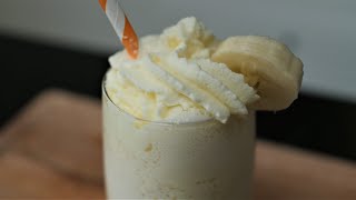 1 Minute Milkshake I use Leftover Bananas to make this Banana Milkshake🥤  Nolyns Kitchen [upl. by Akined]