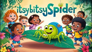 Its Bitsy Spider Song  Nursery Rhymes amp Animal Kids Song [upl. by Crandale]