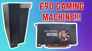 £90 GAMING MACHINE PLAYS WARZONE 2  DELL PRECISION T5810  AMD FIREPRO W5100 [upl. by Huberty]