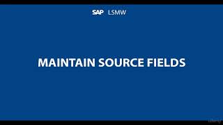 LSMW DAY6  Maintain Source Fields  saps4hana SAP LSMW Full Course [upl. by Zasuwa]