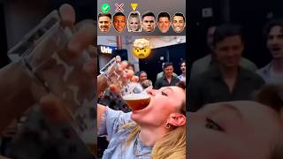 Footballers Crazy Drink  Ronaldo [upl. by Lyrej]