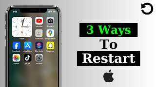 3 Best Ways To Restart Any iPhone  How To Restart iPhone [upl. by Marigolde]