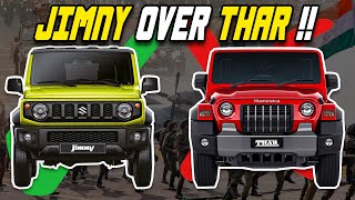 Why Indian Army chose Jimny over Thar for Its Military Operations   Why Army Loves Gypsy [upl. by Mendelsohn]