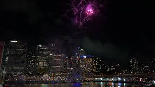 Darling Harbour Fireworks  December 22 2023 [upl. by Perusse]