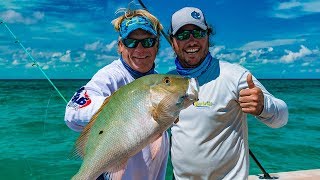 Chub Cay Bahamas Deep Sea Fishing Mahi Mahi Mutton Snapper [upl. by Scharf]