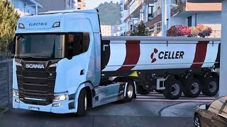 REALISTIC DRIVING WITH ELECTRIC SCANIA S BEV IN EURO TRUCK SIMULATOR 2 [upl. by Irneh47]