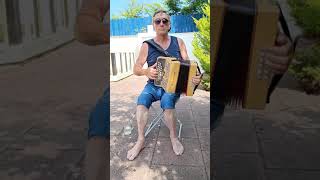 Irish Jig THE IRISH WASHERWOMAN 💧 on button accordion [upl. by Kurtzig]