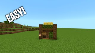 Minecraft Easy Starter House Tutorial [upl. by Leila317]