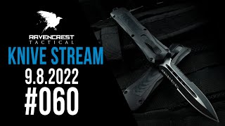 LIVE RavenCrest Tactical Live Sale KNIVE STREAM SALE  9822 [upl. by Leiuqese]