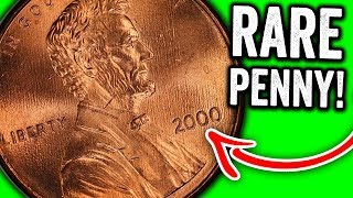 LOOK FOR THESE RARE 2000 PENNIES WORTH MONEY  VALUABLE PENNY COINS TO LOOK FOR IN POCKET CHANGE [upl. by Ri]