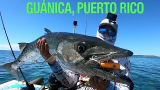 Pescando en Guanica  Puerto Rico  Pargo grandote  Barracuda grande  Jurel grande [upl. by Bartholomeo]