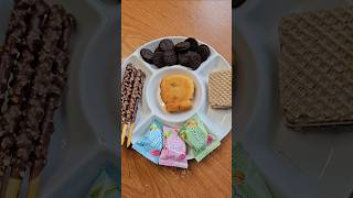 ASMR filling platter with biscuit asmrvideo satisfyingsounds pepero asmrsounds [upl. by Eenar]