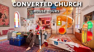 House Tours Old Church turned into an Incredibly Cool OneofaKind Home [upl. by Sutherland]