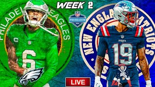 🏈 Eagles VS Patriots  ULTIMATE Live Stream Reactions  Preseason Week 1 [upl. by Einnalem]