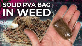 MAXIMISE CATCHING CARP IN WEED WITH PVA BAGS 💪 [upl. by Mintz]