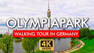 🇩🇪 Olympiapark Walking Tour Germany in 4K Video Explore from the Olympic Tower to Olympiastadion [upl. by Lrae]