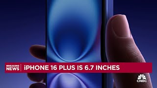 Apple announces iPhone 16 iPhone 16 Plus [upl. by Vharat369]