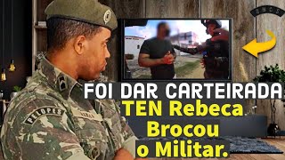 Cabo Reagindo a Enquadro Da PM em Tenente Do Exército Capitarebecapb [upl. by Kahlil554]