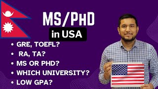 How to apply for PhDMS in USA from Nepal after Bachelor How to study in America from Nepal [upl. by Mattah]