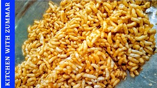 Murmura recipe  پنجابی مرونڈا بنانے کا طریقہ  How to make puffed rice cake [upl. by Saretta271]