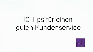 10 Tips für einen guten Kundenservice [upl. by Ardnuasal423]