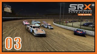 INDYCAR DRIVERS SLINGIN DIRT  SRX The Game Championship Mode Ep3 [upl. by Hsirk]