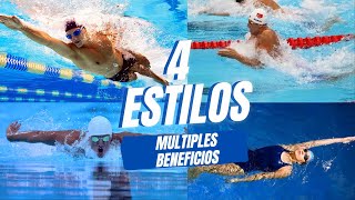 4 ESTILOS DE NATACIÓN BENEFICIOS EXTRAORDINARIOS QUE POTENCIARAN TU SALUD [upl. by Morville]