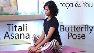 How to do Titali Asana Butterfly Pose [upl. by Kameko]