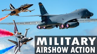 The BEST of Military Airshow Action 2022 [upl. by Kcirdahc]