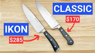 Wusthof Classic vs Ikon Why Pricier Knives Arent Always Better [upl. by Barhos]