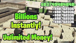 UNLIMITED MONEY GLITCH IN GTA 5 ONLINE Make Billions Without Playing PS4PS5XBOX amp PC [upl. by Ysnat]