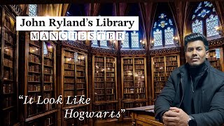 Manchester Library A Tour of John Rylands Library UK It Look Like Hogwarts [upl. by Illehs]