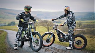 My First Trials Bike Lesson w Dougie Lampkin Goes Wrong [upl. by Forras]