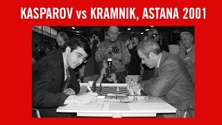 Kasparov  Kramnik Astana 2001 [upl. by Nagaem396]