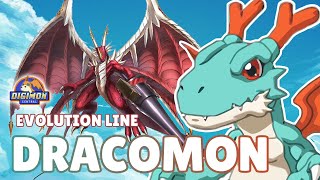 Dracomon Evolution Line [upl. by Mace444]