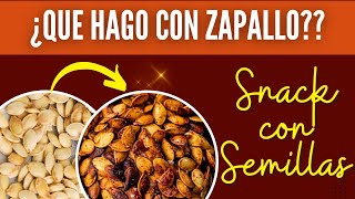 AHORRA💲 DESCUBRE COMO HACER 🎃 Semillas de Calabazas Especiadas Calabaza zapallo [upl. by Fransis]