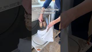 Use a pillow case to hold shoes in the dryer mom toddler shoes laundry momlife [upl. by Mitzie729]